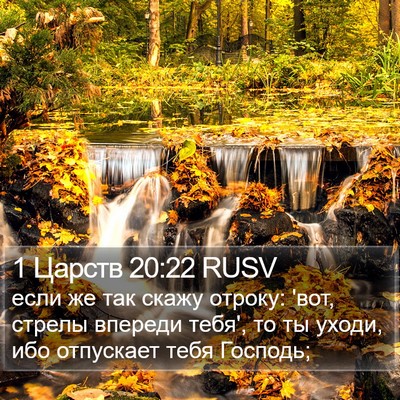 1 Царств 20:22 RUSV Bible Verse Image