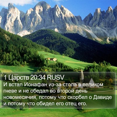 1 Царств 20:34 RUSV Bible Verse Image