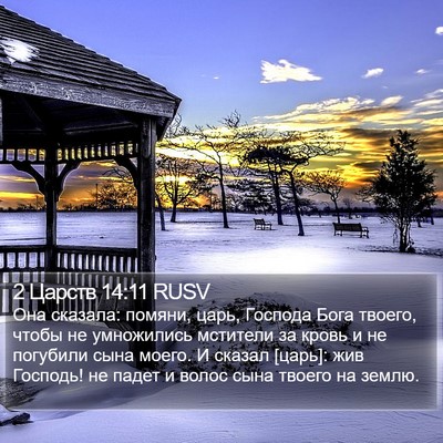 2 Царств 14:11 RUSV Bible Verse Image