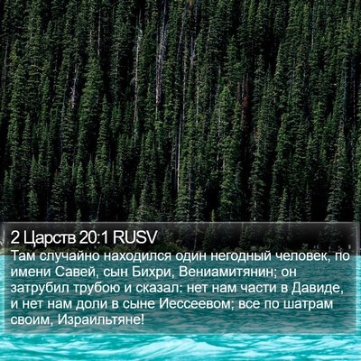 2 Царств 20:1 RUSV Bible Verse Image