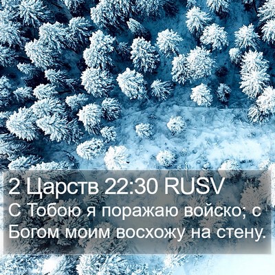 2 Царств 22:30 RUSV Bible Verse Image