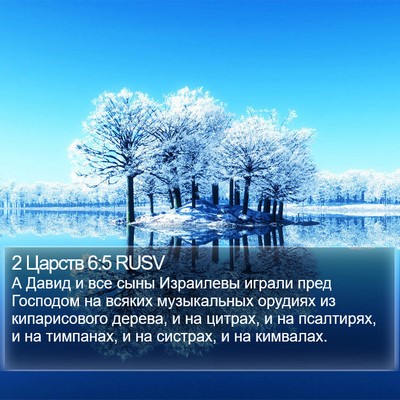 2 Царств 6:5 RUSV Bible Verse Image