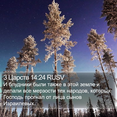 3 Царств 14:24 RUSV Bible Verse Image
