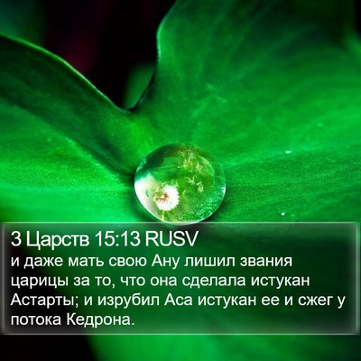 3 Царств 15:13 RUSV Bible Verse Image