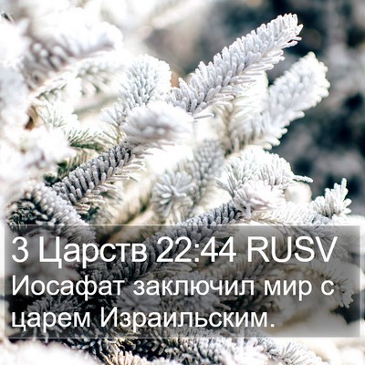 3 Царств 22:44 RUSV Bible Verse Image