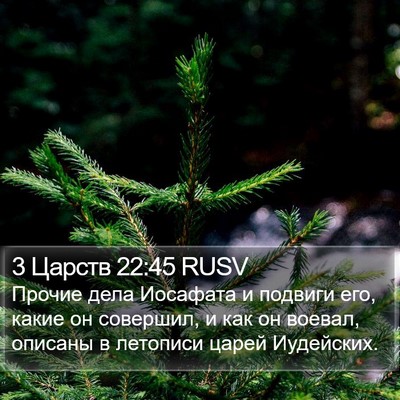 3 Царств 22:45 RUSV Bible Verse Image