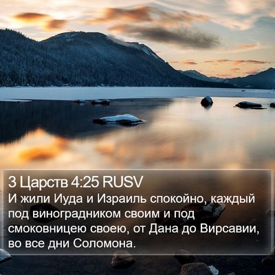 3 Царств 4:25 RUSV Bible Verse Image
