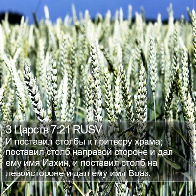 3 Царств 7:21 RUSV Bible Verse Image