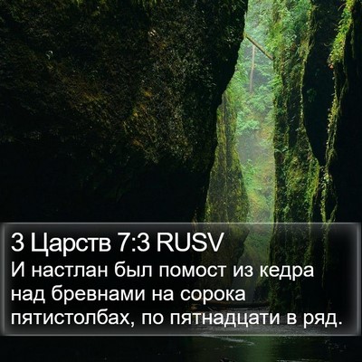 3 Царств 7:3 RUSV Bible Verse Image