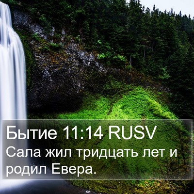Бытие 11:14 RUSV Bible Verse Image