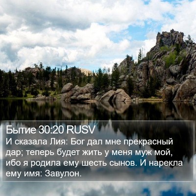 Бытие 30:20 RUSV Bible Verse Image
