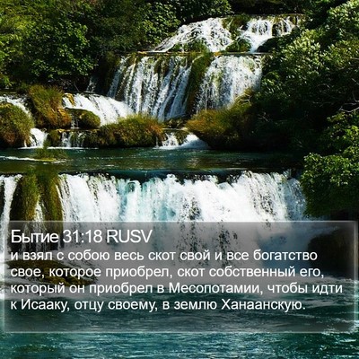 Бытие 31:18 RUSV Bible Verse Image