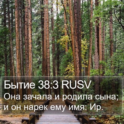 Бытие 38:3 RUSV Bible Verse Image