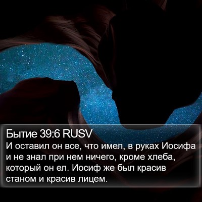 Бытие 39:6 RUSV Bible Verse Image