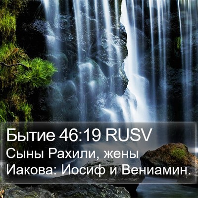 Бытие 46:19 RUSV Bible Verse Image
