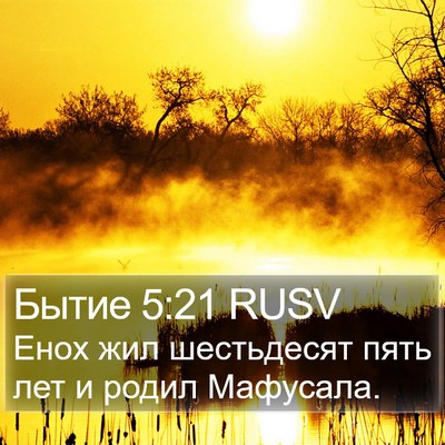 Бытие 5:21 RUSV Bible Verse Image