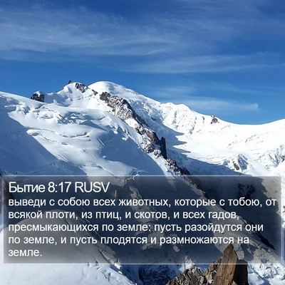 Бытие 8:17 RUSV Bible Verse Image