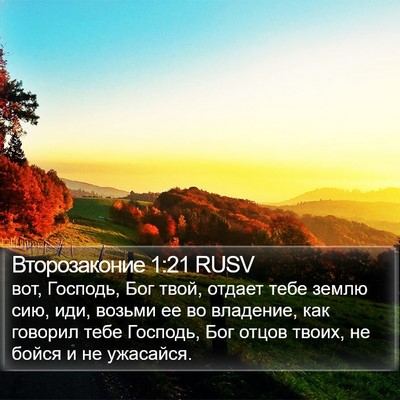 Второзаконие 1:21 RUSV Bible Verse Image