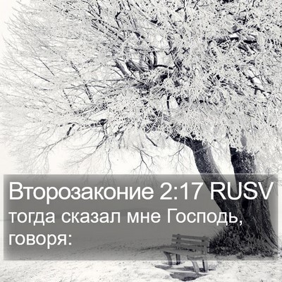 Второзаконие 2:17 RUSV Bible Verse Image