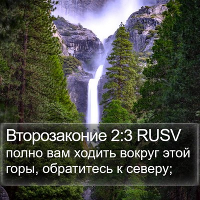Второзаконие 2:3 RUSV Bible Verse Image
