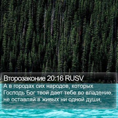Второзаконие 20:16 RUSV Bible Verse Image