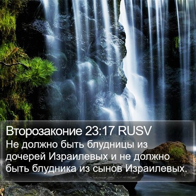 Второзаконие 23:17 RUSV Bible Verse Image