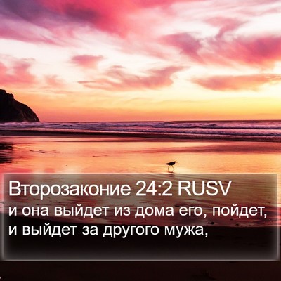 Второзаконие 24:2 RUSV Bible Verse Image