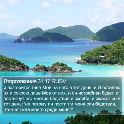 Второзаконие 31:17 RUSV Bible Verse Image