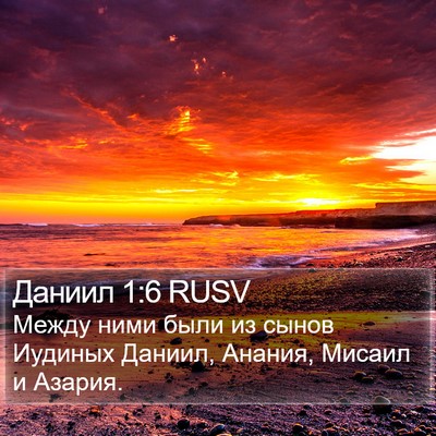 Даниил 1:6 RUSV Bible Verse Image