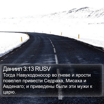 Даниил 3:13 RUSV Bible Verse Image