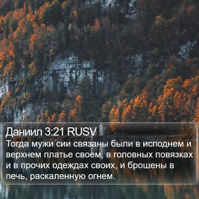 Даниил 3:21 RUSV Bible Verse Image