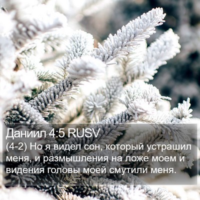 Даниил 4:5 RUSV Bible Verse Image