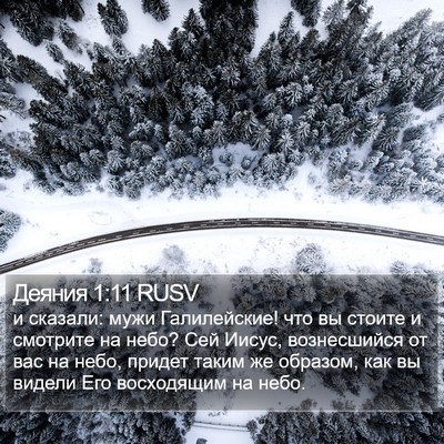 Деяния 1:11 RUSV Bible Verse Image