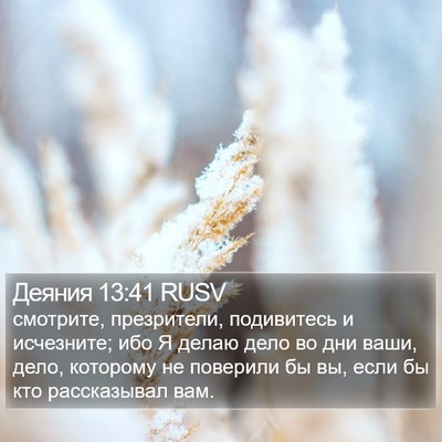 Деяния 13:41 RUSV Bible Verse Image