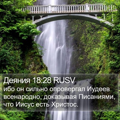 Деяния 18:28 RUSV Bible Verse Image