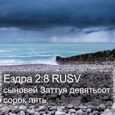 Ездра 2:8 RUSV Bible Verse Image