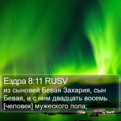 Ездра 8:11 RUSV Bible Verse Image