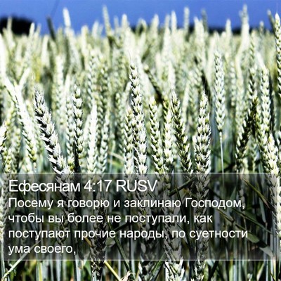 Ефесянам 4:17 RUSV Bible Verse Image