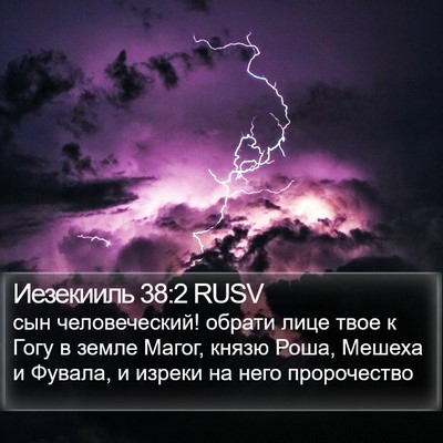 Иезекииль 38:2 RUSV Bible Verse Image
