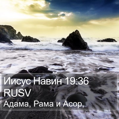Иисус Навин 19:36 RUSV Bible Verse Image