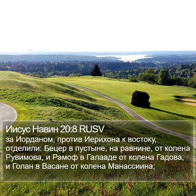 Иисус Навин 20:8 RUSV Bible Verse Image
