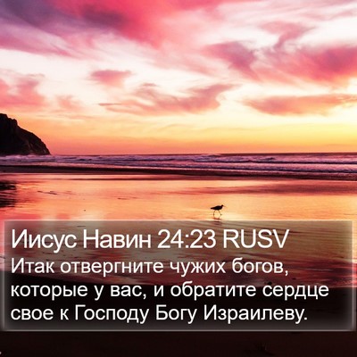 Иисус Навин 24:23 RUSV Bible Verse Image