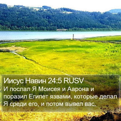 Иисус Навин 24:5 RUSV Bible Verse Image