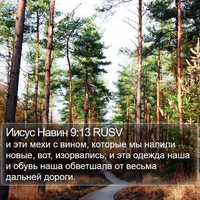 Иисус Навин 9:13 RUSV Bible Verse Image
