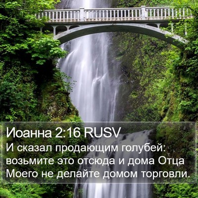 Иоанна 2:16 RUSV Bible Verse Image