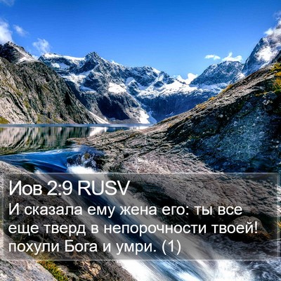 Иов 2:9 RUSV Bible Verse Image