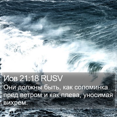 Иов 21:18 RUSV Bible Verse Image