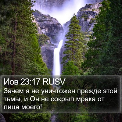 Иов 23:17 RUSV Bible Verse Image
