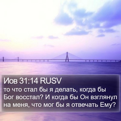Иов 31:14 RUSV Bible Verse Image
