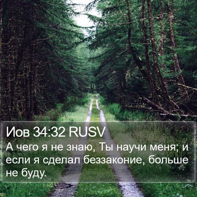 Иов 34:32 RUSV Bible Verse Image